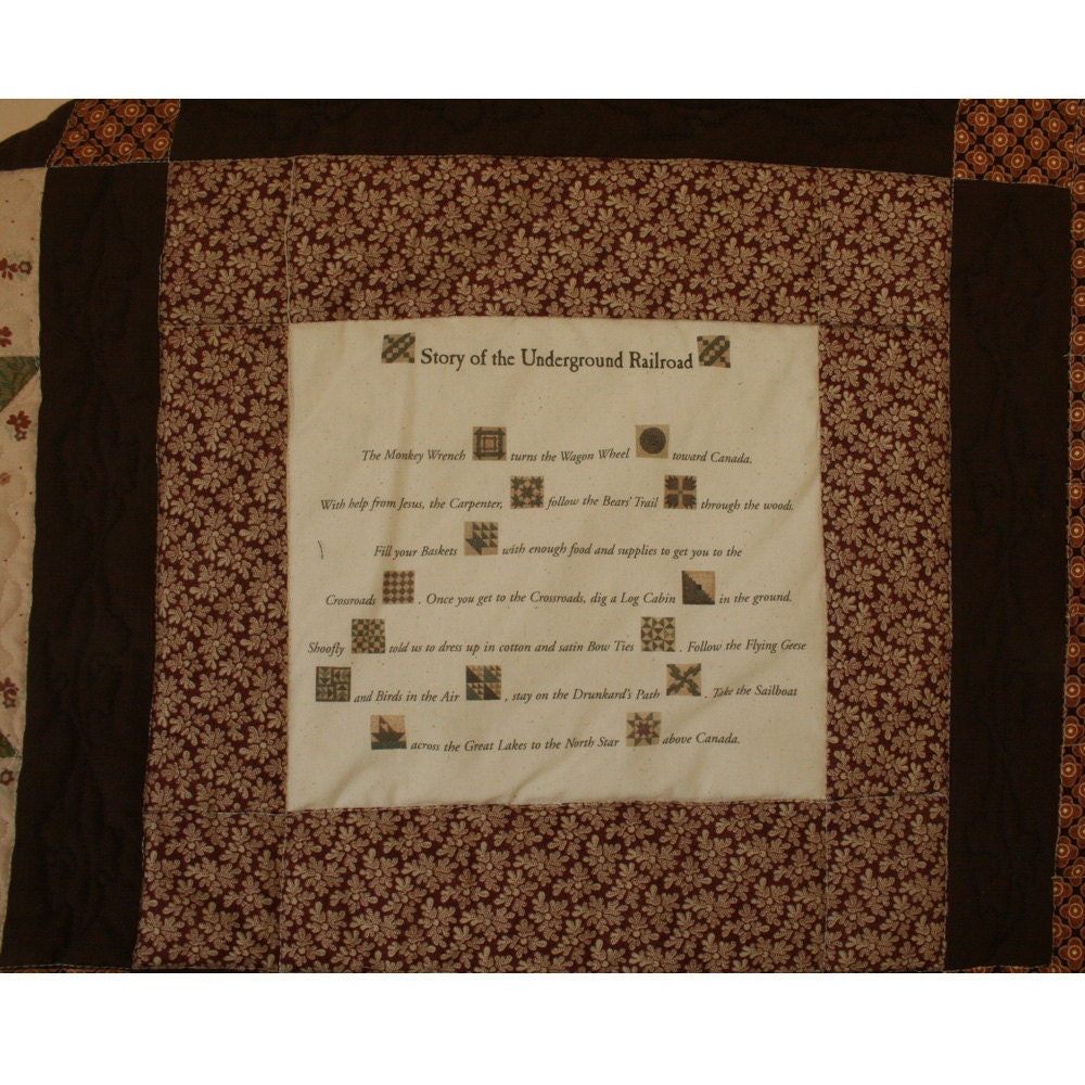 Underground Railroad Quilt by stitchit1 on Etsy