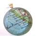 San Francisco, Berkeley, Monterey, California Vintage Map Necklace.