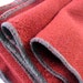 Throw Rug Blanket Vintage Wool - Deep Orange