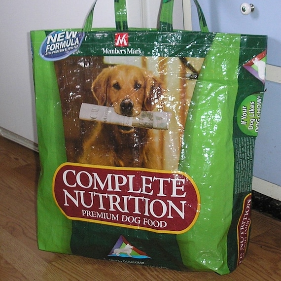 Items similar to Upcycled Reusable market grocery bag ...