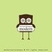 Custom Owl This book belongs to Rubber Stamp - C186