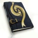 Golden Fish - Painted Leather Journal
