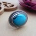 x X SALE Xx The Casablanca Ring - Turquoise and Oxidised Silver