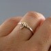 Little Umbrella, Sterling Silver And Brass Ring