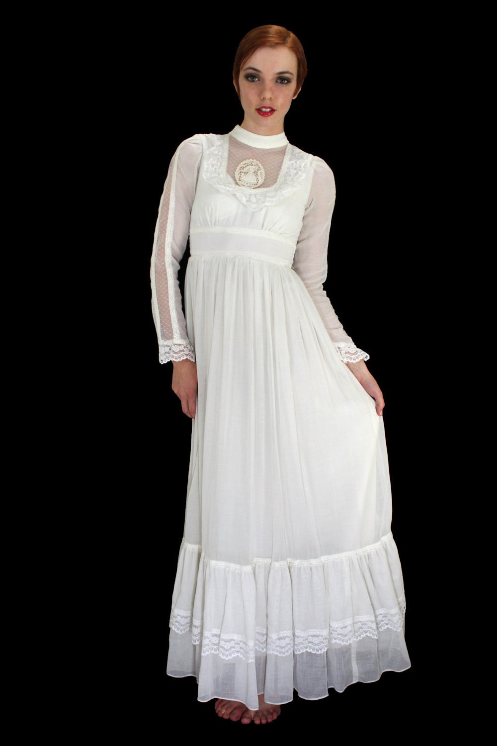 vintage gunne sax wedding dress