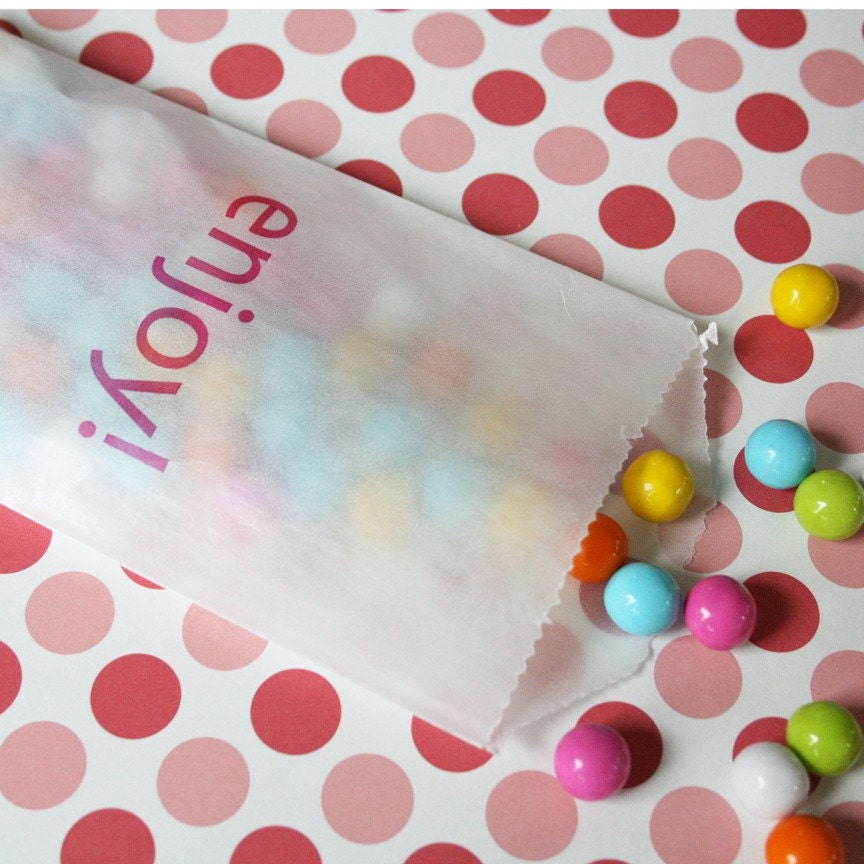 Printable Mini Bag Design enjoy