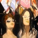 Original Painting of Mannequins . "Hippie Chicks" 10x10 in.