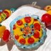 Reserve for Sandi-FUNKY FIESTA-Handmade Lampwork and Sterling Silver Bracelet