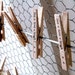 Set of 12 Clothespins - live love laugh
