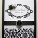 Elegant Wedding card MADE TO ORDER with custom personalization