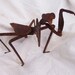 Metal Praying Mantis, metal insects, metal garden sculpture, metal garden art, insect sculpture, metal yard art