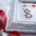 Distressed White Shabby Chic Earring Holder Jewelry Organizer Display Frame