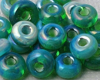 Lampwork Spacer Beads - Gaia