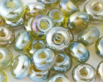 Lampwork Spacer Beads - Notos (set of 10 beads)