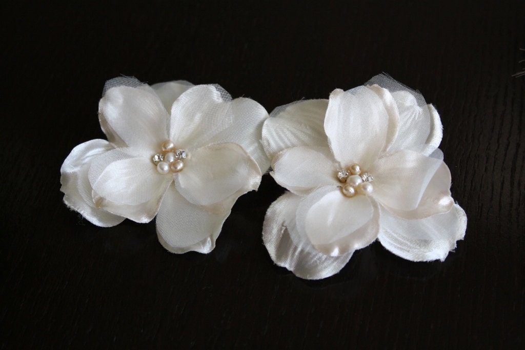 Bridal Flower Hair clips Wedding Hair Accessory Fascinator