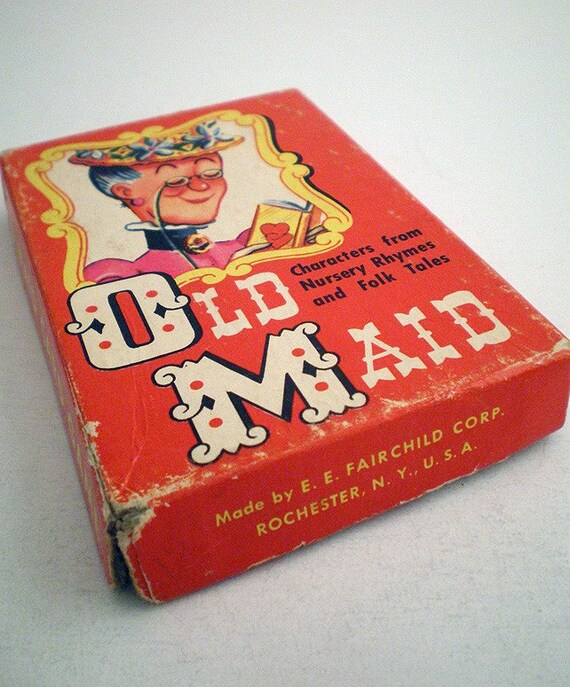 old maid cards from the 70