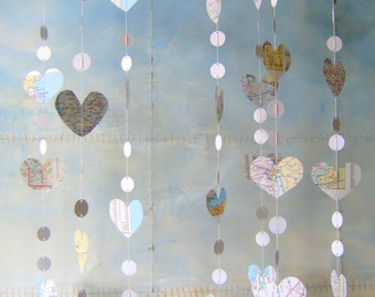 Map to My Heart - Paper Garland