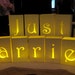 Just Married Paper Luminaries