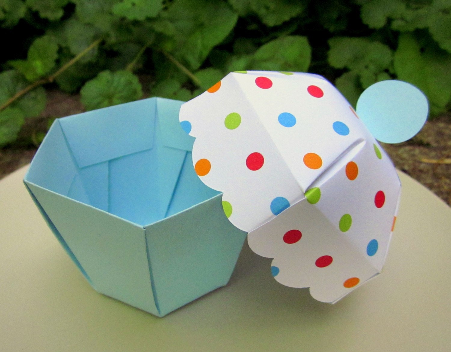 Paper Teacup Cupcake Holders