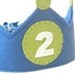 Green Circle Your Age Birthday Crown