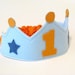 Orange Dot Birthday Crown