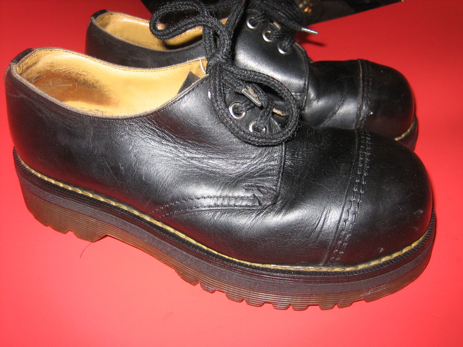 Steel Toe Doc Martens 3 Hole Shoes