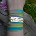 The Hunger Games Bracelet Wrap - What I Need is the Dandelion in the Spring on Silk Ribbon