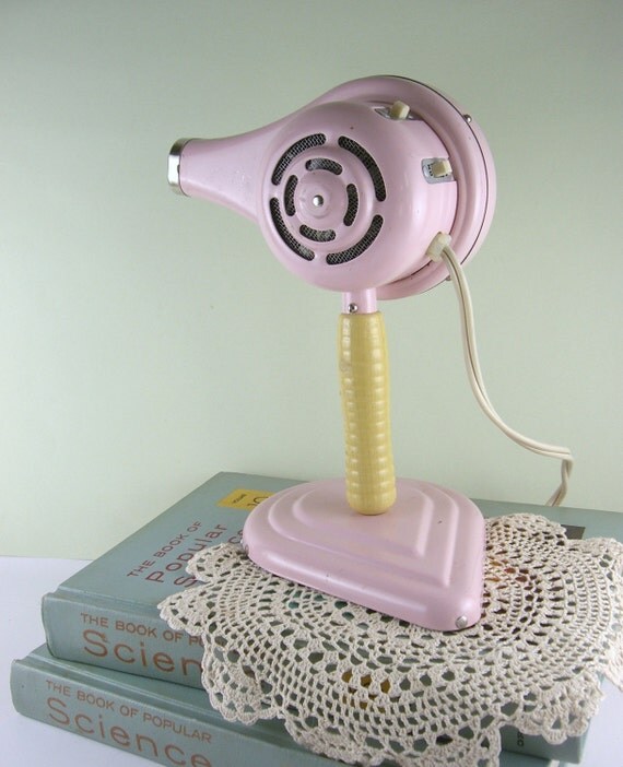 1950s Pink Blow dryer with Stand