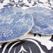 Two Dainty Lace Dishes - mini teabag plates