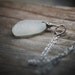 Frosty Seas White Pure Genuine Sea Glass Sterling Silver Necklace, Ocean Found