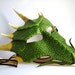 Green Dragon leather mask