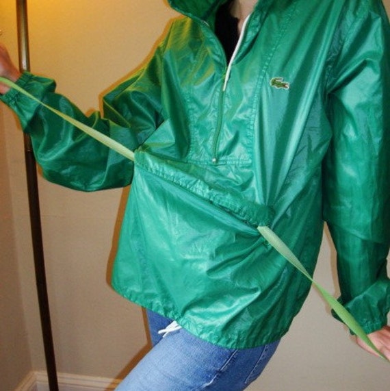 lacoste windbreaker green