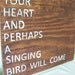 keep a green tree in your heart - chinese proverb - wooden sign - mahogany - antique white lettering- pottery barn