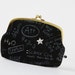 Maxi siamese - Blackboard - double metal frame purse