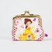 Deep mum - Disney princess - Beauty - metal frame purse