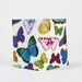 Card holder - Butterflies in blue