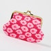 Daddy purse - Petit Pan Osami rose - metal frame pouch