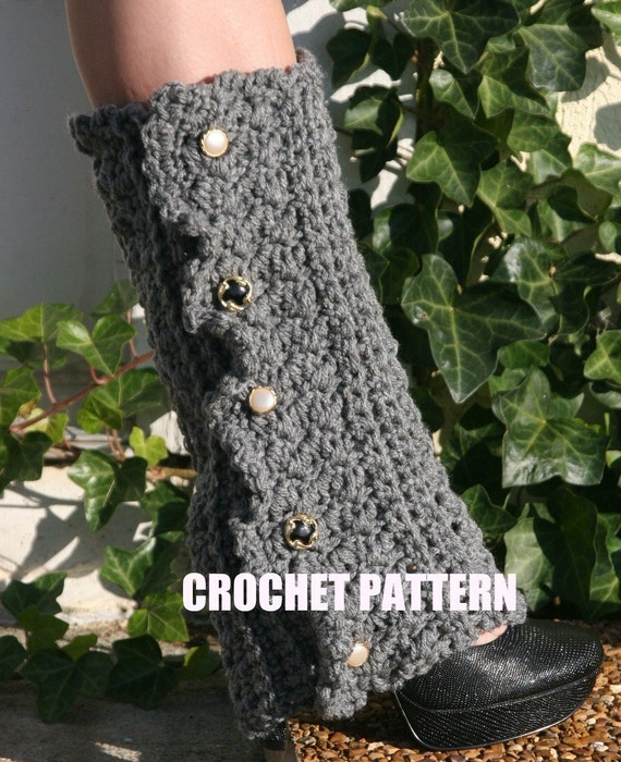 leg buttons crochet warmers with pattern Style Vintage PATTERN Leg similar  to  Buttons Warmers CROCHET with