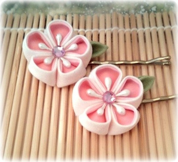 Sweet Romance Japanese Kanzashi Bobby Pins