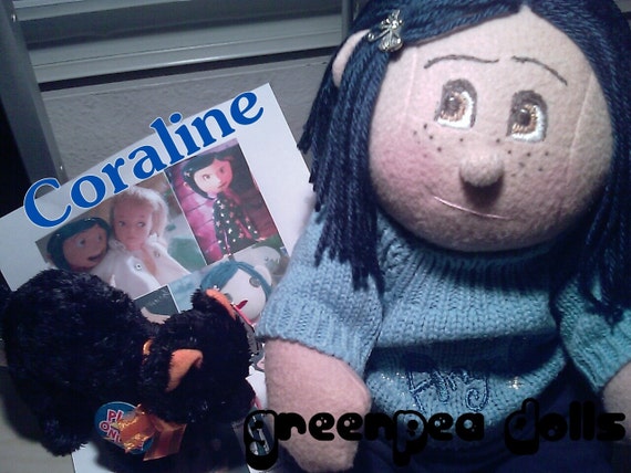 custom made coraline doll