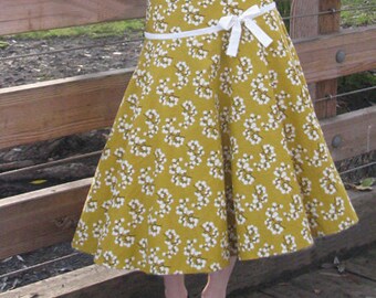 womens girls teens skirt pattern maxi gored by SewChicPatternCo