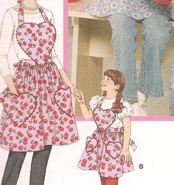 PATTERN SIMPLICITY 3949 apron patterns for ladies and girls