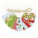 ONE DOLLAR Gift Hang Tags - I Believe In Santa Glossy Christmas Scallop Die Cut Tags (12) Package Decor