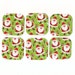 CLEARANCE SALE 50 Off - Jolly Santas Mini Note Cards (set of 6) Priced As Marked