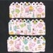 ONE DOLLAR SALE - Tea Time in Pink Scallop Die Cut Gift Hang Tags (24) Package Decor