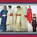 Elegant Mens Women Classic Japanese Kimono -Sash- Obi -Sewing Pattern- Uncut -All Sizes - OOP-Rare
