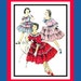 Vintage 1950s- Girls Gathered & Tiered Party Dress- Sewing Pattern- Off Shoulder - Pretty Ribbons -Bows- Eyelet Trim- Size 10 -Rare