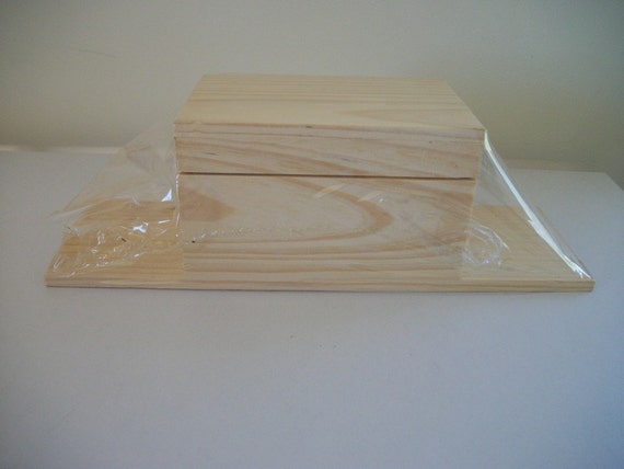 Unfinished Wooden Recipe Boxes
