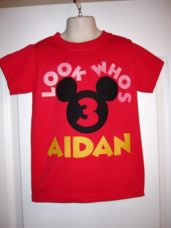 MICKEY MOUSE BIRTHDAY TSHIRT