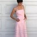 Vintage 70s PRETTY IN PINK Day Dress S